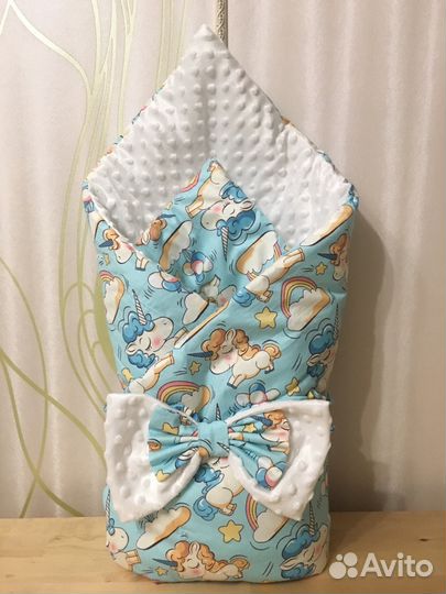 Одеяло конверт на выписку. новые