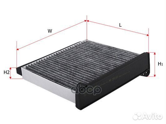 Фильтр салона CAC1006 Sakura
