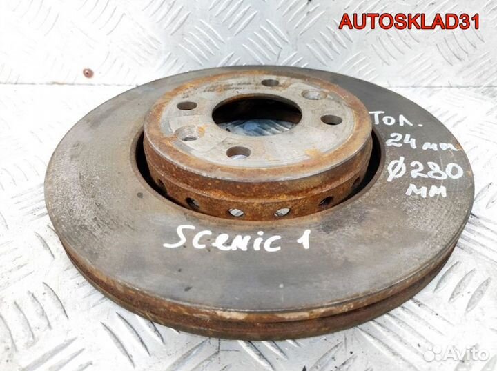 Диск тормозной передний Renault Scenic 402068053R