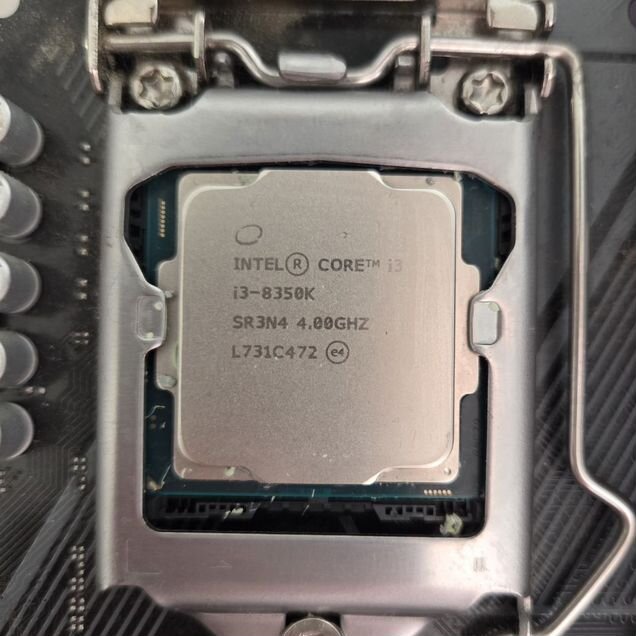 Комплект М.П. asus H310 + i3-8350K + 8GB DDR4