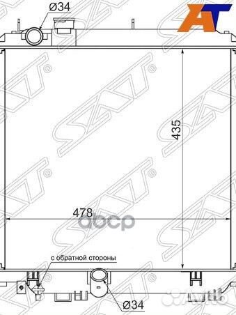 Радиатор Toyota Dyna 99-11 / ToyoAce 99-16 TY00