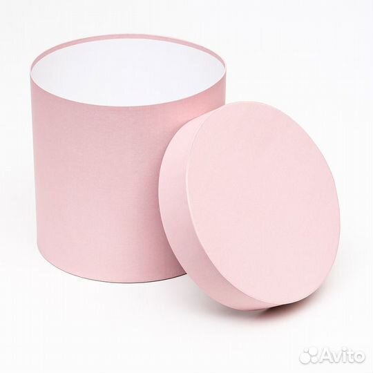 Набор круглых коробок 5 в 1 'Краски', пыльная роза