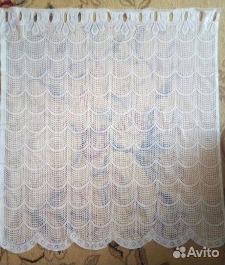 Красивые занавески /тюль на окноРазмер 78*72см