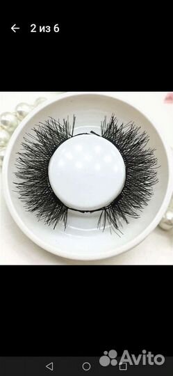 Накладные ресницы магнитные