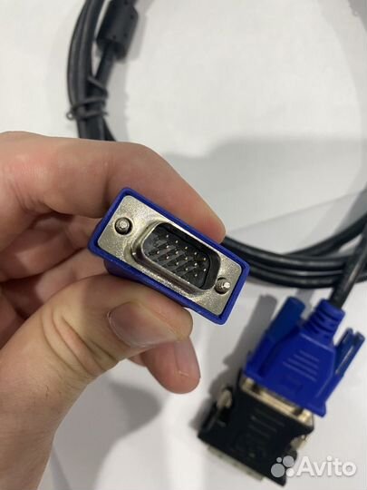 Продам кабель DVI/VGA и блок питания для монитора