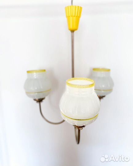 Винтажная люстра СССР 1970-е годы