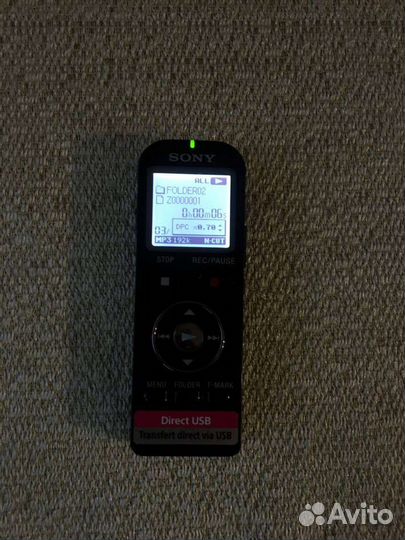 Диктофон sony