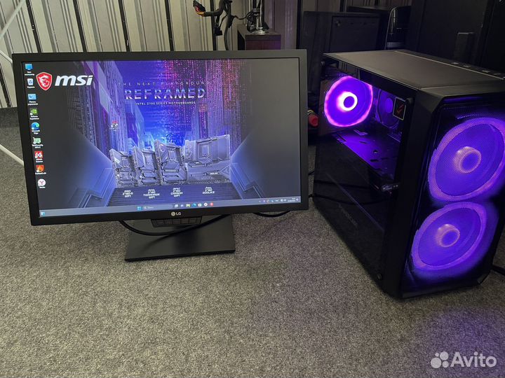 Игровой компьютер с монитором 144hz