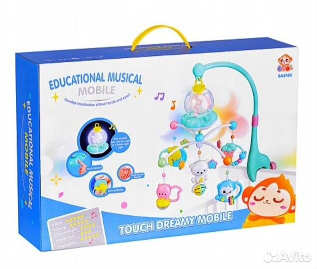 Музыкальный мобиль на кроватку