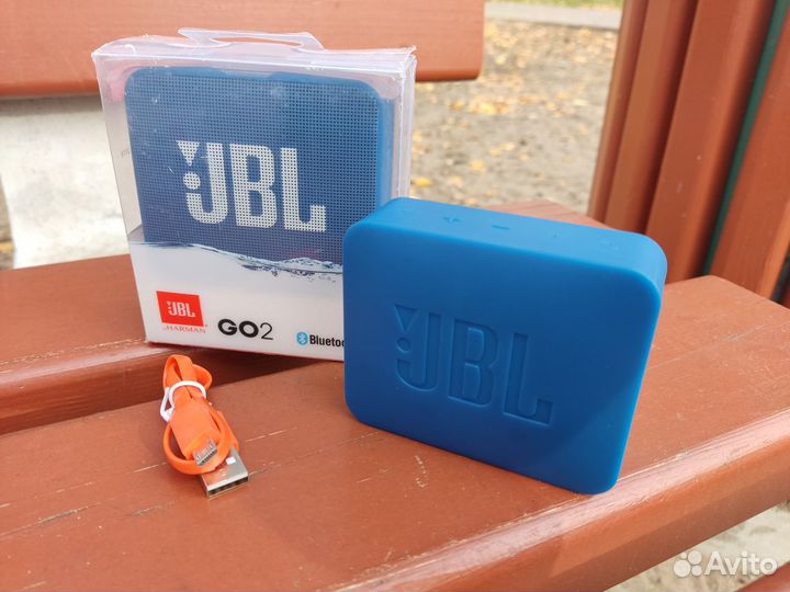 Колонка JBL Go 2 синяя
