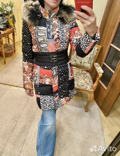 Пуховик Roberto Cavalli оригинал новый