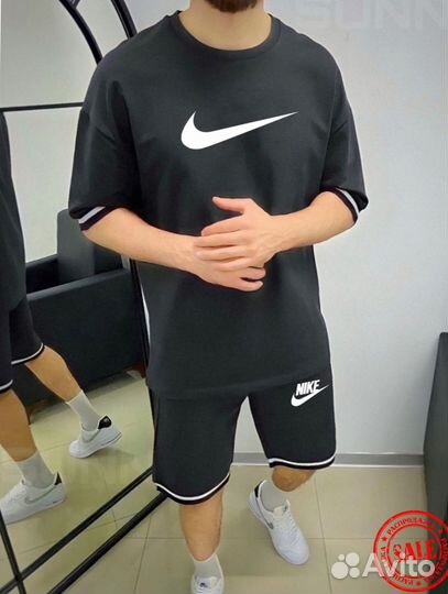 Спортивный костюм nike (футболка+шорты)