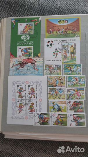 Огромная коллекция из 760+ почтовых марок 60-80х