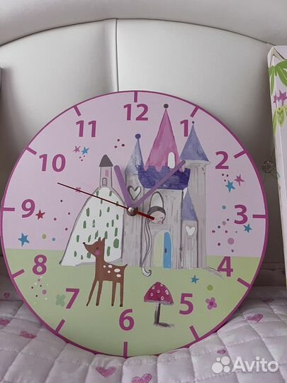 Часы настенные в детскую декор