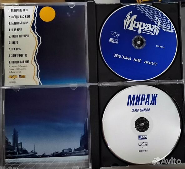 Мираж — «I-II: Звезды нас ждут/Снова Вместе» 2CD