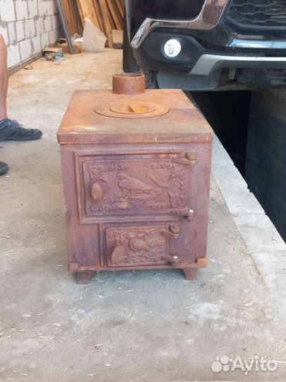 Печь буржуйка чугунная разборная
