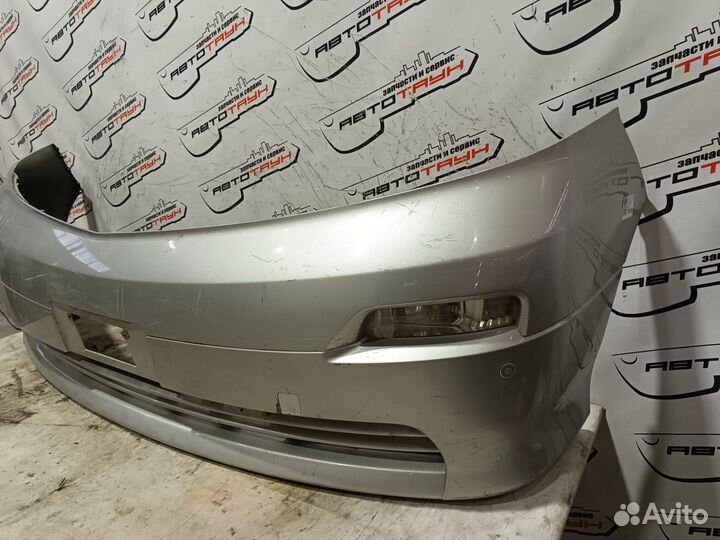 Бампер toyota alphard ANH10W ANH15W MNH10W MNH15W 5211958020A0 узкая туманка 1 модель передний сереб