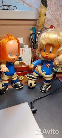 Резиновые футболисты. Производство Югославия