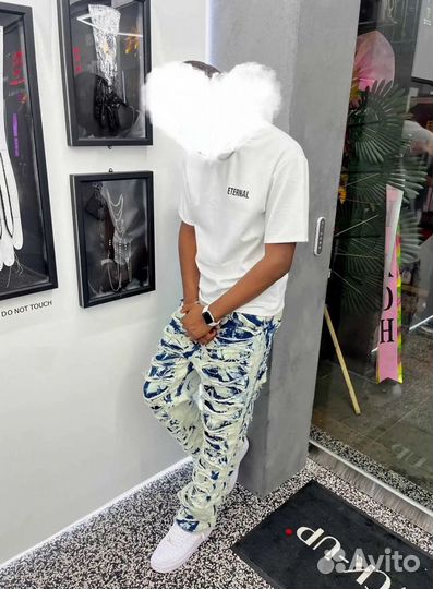 Джинсы Rick Owens Type Distressed