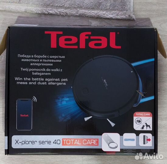 Робот пылесос моющий Tefal