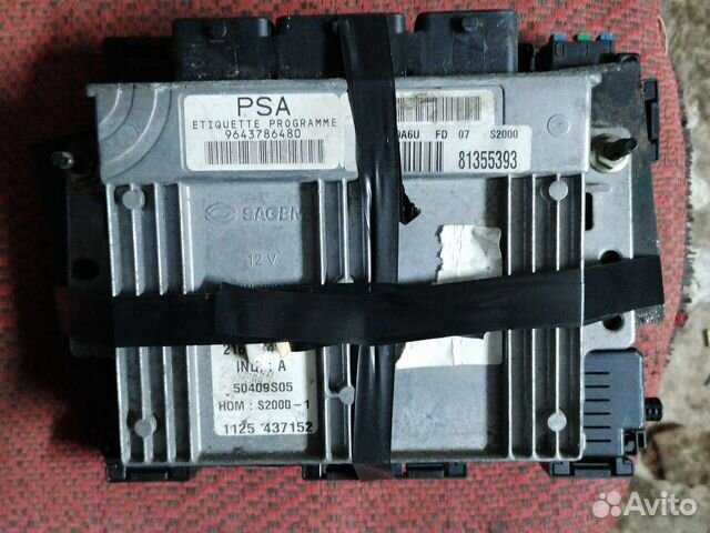 Комплект эбу peugeot 406 1999-2001