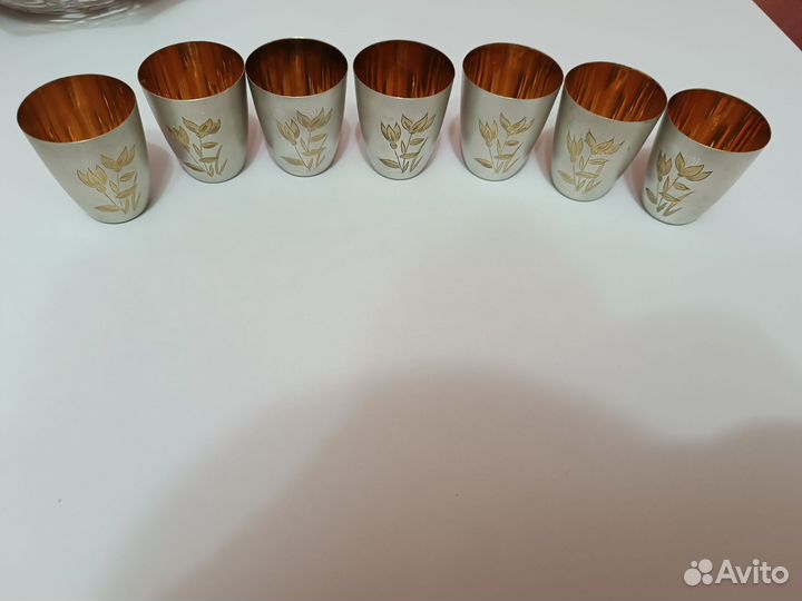 Серебряные стопки (268гр)