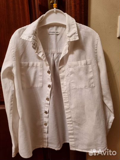 Рубашка белая хлопок