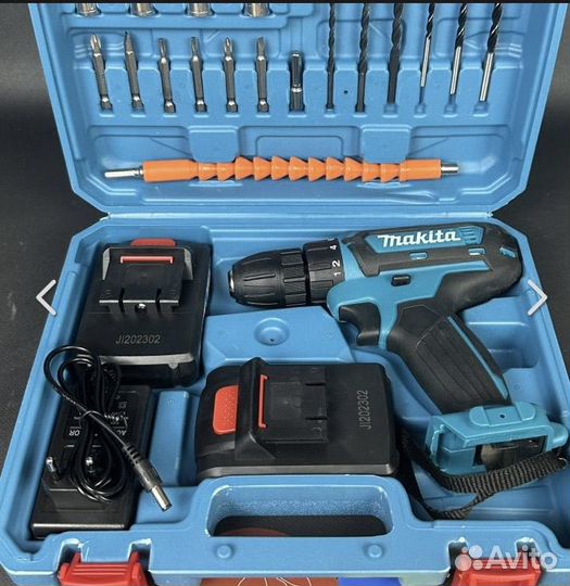 Аккумуляторная дрель шуруповерт makita 18v