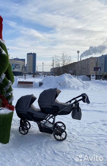 Коляска для двойни Bebetto 42 Comfort