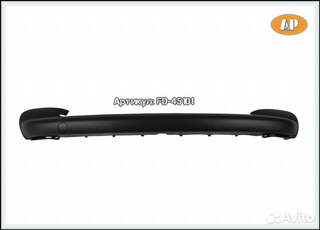 Накладка переднего бампера Peugeot 207