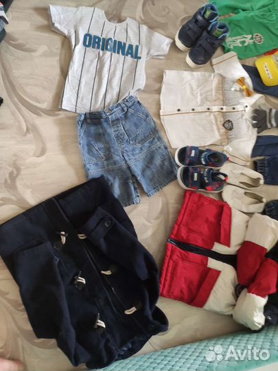 Детские вещи пакетом для мальчика 110- 116