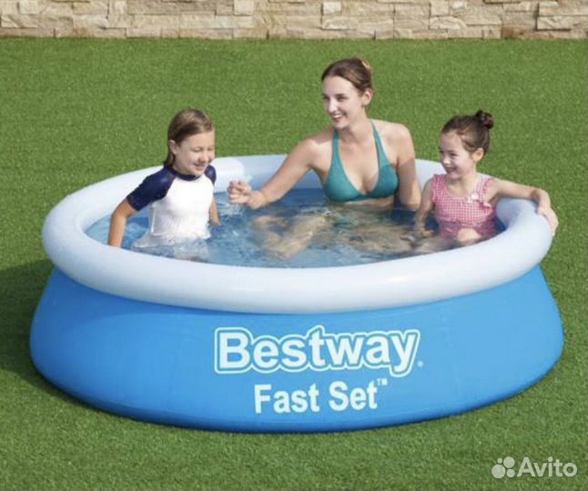 Надувной бассейн Bestway 183х183х51 см
