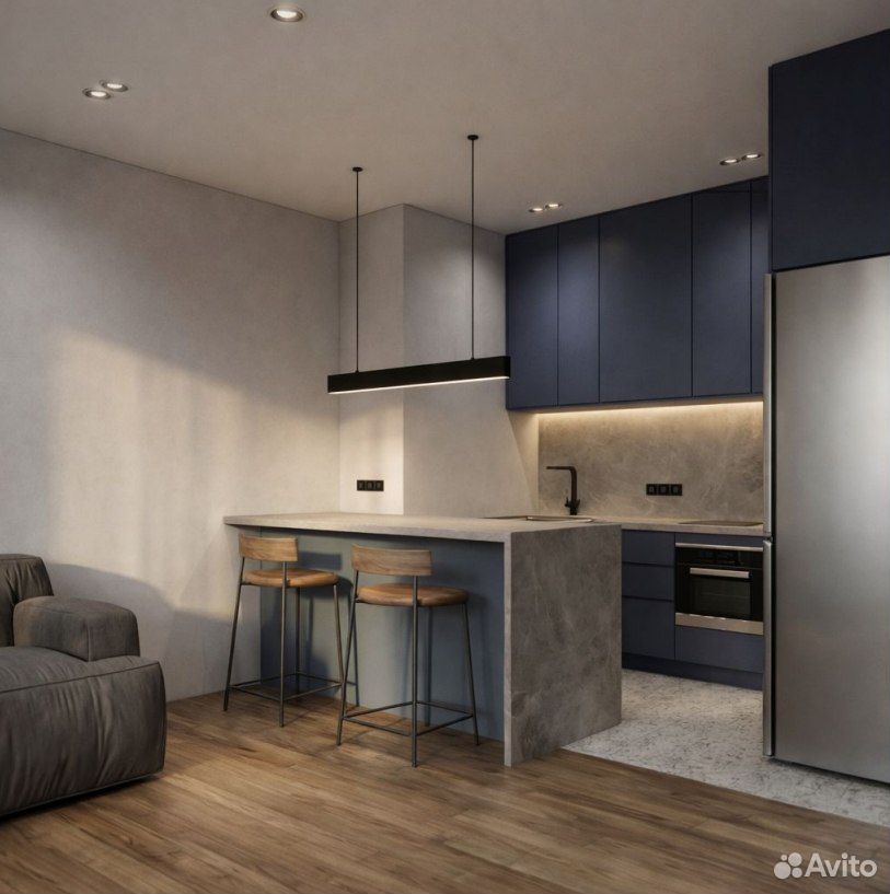 1-комнатная квартира, 40 м² — фото 3