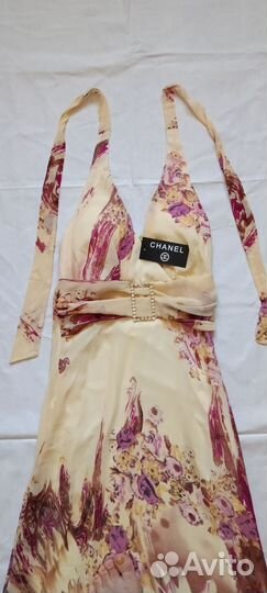 Летнее длинное платье,40-42