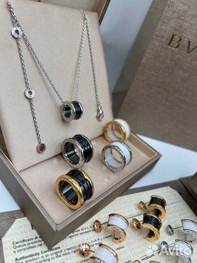 Браслет Кулон Серьги Кольцо Bvlgari