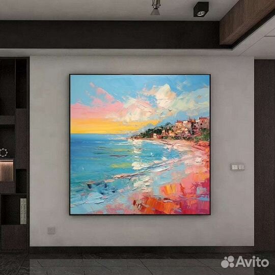 Картина море маслом на холсте Морские пейзажи
