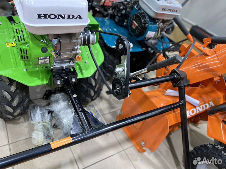 Мотоблок Honda GX-340 и 3х дисковая косилка