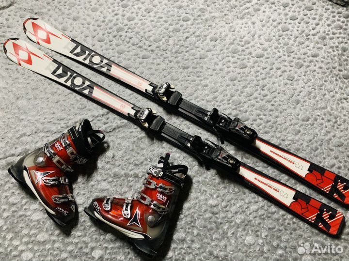 Горные лыжи 173 комплект volkl
