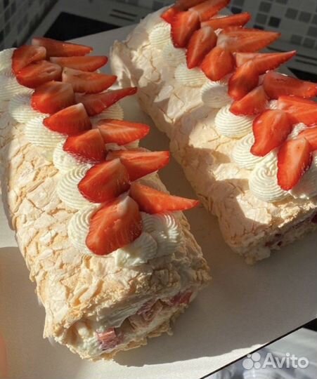 Меренговый рулет