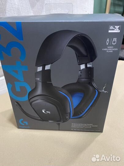 Наушники игровые Logitech G432