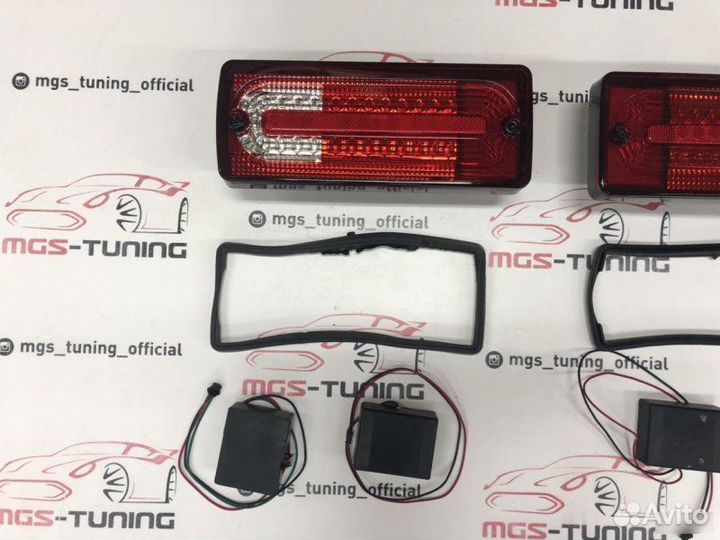 Задние фонари Mercedes G-class w463 диодные стиль1