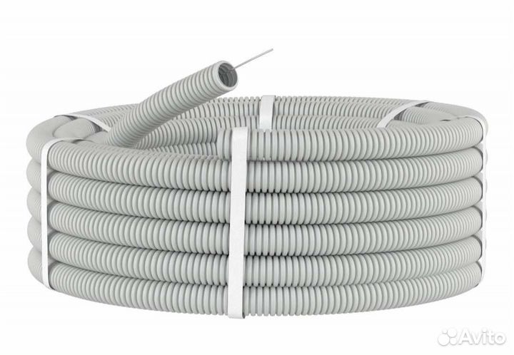 Труба гофрированная пвх с зондом IEK 20 мм