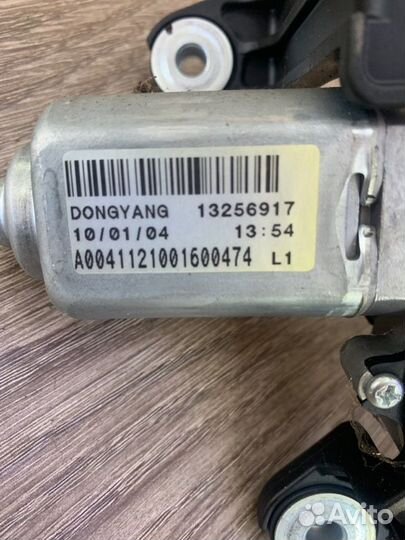 Мотор дворников задний Opel Astra J хетчбэк 5-ти