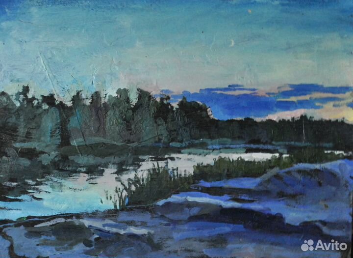 Картина маслом пейзаж