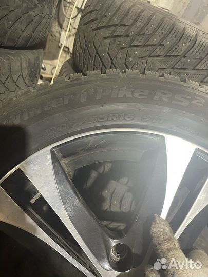 Hankook 205 55 r16 на дисках kia