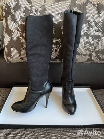 Новые сапоги 37,5 38 Halmanera Италия кожа замша