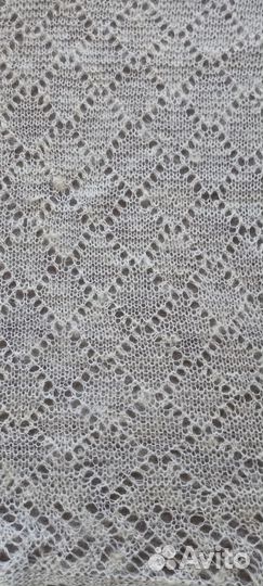 Оренбургский платок пуховой паутинка 90 см