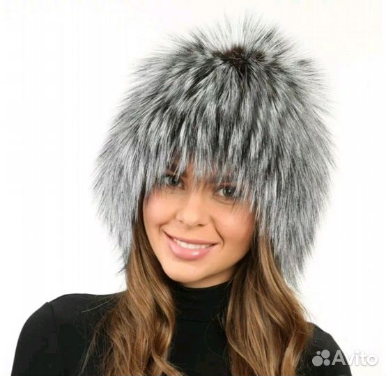 Шапка меховая из чернобурки