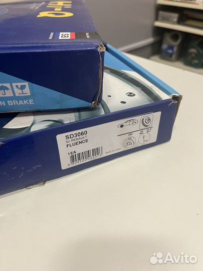 Тормозные диски Renault duster 2.0