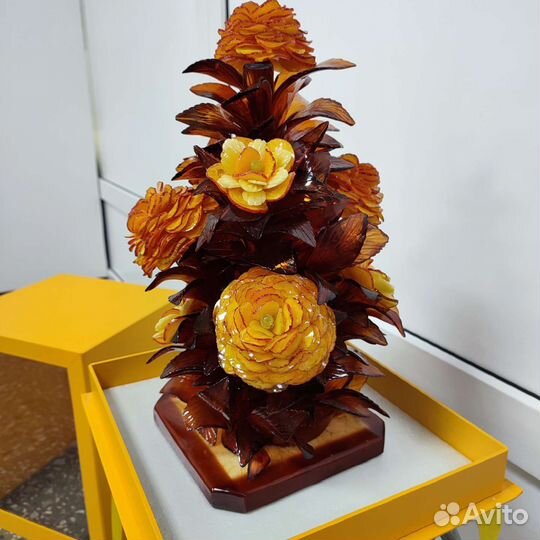 Натуральное янтарное дерево эксклюзив